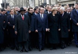بينهم عدد من الرؤساء العرب.. قادة العالم يتظاهرون ضد الإرهاب في باريس