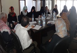 تمكين المرأة في لقاء ضم منتدى النساء للحوار وأعضاء في الامانة العامة للتنظيم الناصري بمركزية التنظيم