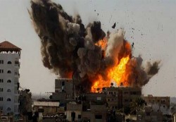 استشهاد عشرة فلسطينيين بقصف إسرائيلي على غزة