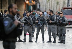 تظاهرات في القدس المحتلة تنديدا بإحتلال الاراضي الفلسطينية 