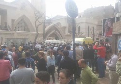 مقتل 21 شخصا في انفجار كنيسة مار جرجس بمدينة طنطا المصرية 