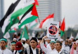 مظاهرات في اندونوسية احتجاجا على قرار ترامب بشان القدس المحتلة