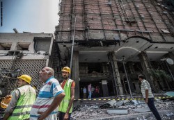 اليمن يدين الحادث الإرهابي الذي وقع في محيط منطقة القصر العيني بمصر