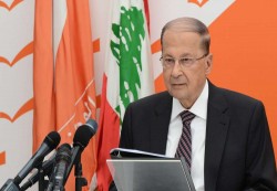 عون يقول هجوم طائرتين مسيرتين إسرائيليتين في لبنان "بمثابة إعلان حرب"