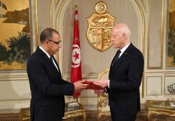 الرئيس التونسي يكلف وزير الداخلية هشام المشيشي بتشكيل حكومة جديدة