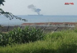 سورية .. هجوم بصاروخين يستهدف ناقلة نفط في ميناء  بانياس