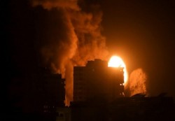جيش الاحتلال: إطلاق 110 صواريخ على 35 هدفا في غزة عبر 54 طائرة