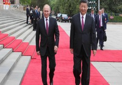 الرئيسان الروسي والصيني يطلقان مشروع الطاقة النووية المشترك