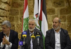 هنية يتعهد بمواصلة السعي لتحقيق الوحدة الوطنية الفلسطينية وتعزيز المقاومة وتسليحها