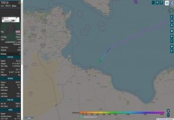  رصد طائرتين عسكريتين تركيتين متجهتين نحو الوطية ومصراتة