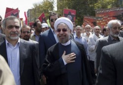 الرئيس الايراني الجديد حسن روحاني يتولى مهامه رسميا اليوم