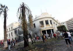 ليبيا: انفجار ضخم يهز مبنى وزارة الخارجية في بنغازي