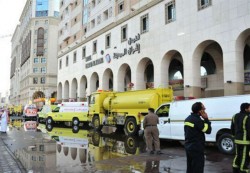 وفاة 12 معتمرا مصريا بحريق فندق في المدينة المنورة
