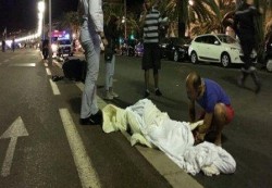 مقتل 73 شخصاً وإصابة آخرين جراء هجوم استهدف تجمعاً لمواطنين في مدينة نيس بفرنسا