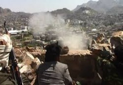 الجيش الوطني في تعز يحررعدد من المواقع غرب المحافظة 