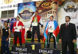 منتخب الكيك بوكسينج يحرز 7 ميداليات عالمية والحيمي بطل العالم في قوة الرمي