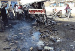 4 قتلى و3 جرحى وإحراق طقم عسكري في كمين نصبه مسلحون في الضالع
