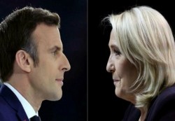 الانتخابات الرئاسية الفرنسية: ماكرون ولوبان يستأنفان حملتيهما الانتخابية ويتحضران للمناظرة الكبرى