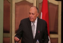 وزير الخارجية المصري يشدد على ضرورة خروج المقاتلين الأجانب من ليبيا