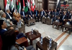 رؤساء برلمانات عرب يدعون من دمشق إلى عودة سوريا "للبيت العربي"