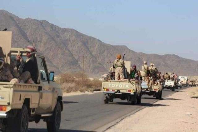 قوات دفاع شبوة تصدر أول بيان بشأن هجوم جماعة الحوثي باتجاه مرخه العليا