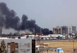 إصابة طائرة ركاب سعودية بطلقات نارية في مطار الخرطوم