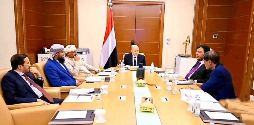 مجلس القيادة الرئاسي يناقش مستجدات جهود السلام في اليمن