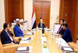 مجلس القيادة الرئاسي يناقش مستجدات جهود السلام  في اليمن