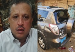 للمرة الثانية.. مجهولون يعتدون على الصحفي الصمدي امام منزله بصنعاء