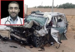 وفاة طبيب يمني بارز وأربعة من أولاده في حادث مروري بالسعودية
