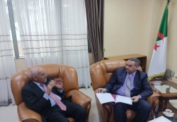اليزيدي يلتقي مستشار الرئيس الجزائري