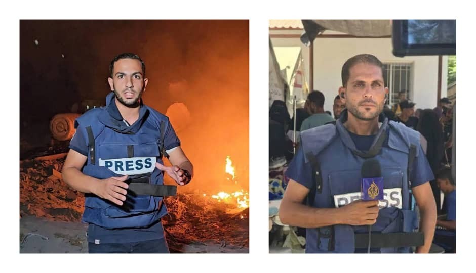 استشهاد الصحفيَّين أنس شريف ومحمد قريقع في غارة إسرائيلية على خيمة للصحفيين بغزة