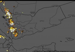 تحذيرات من أمطار رعدية غزيرة على عدة محافظات يمنية