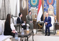العليمي يحذّر من استمرار تهريب الأسلحة الإيرانية إلى اليمن