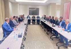 التكتل الوطني يبحث مع المعهد الديمقراطي آليات تطوير القدرات الحزبية