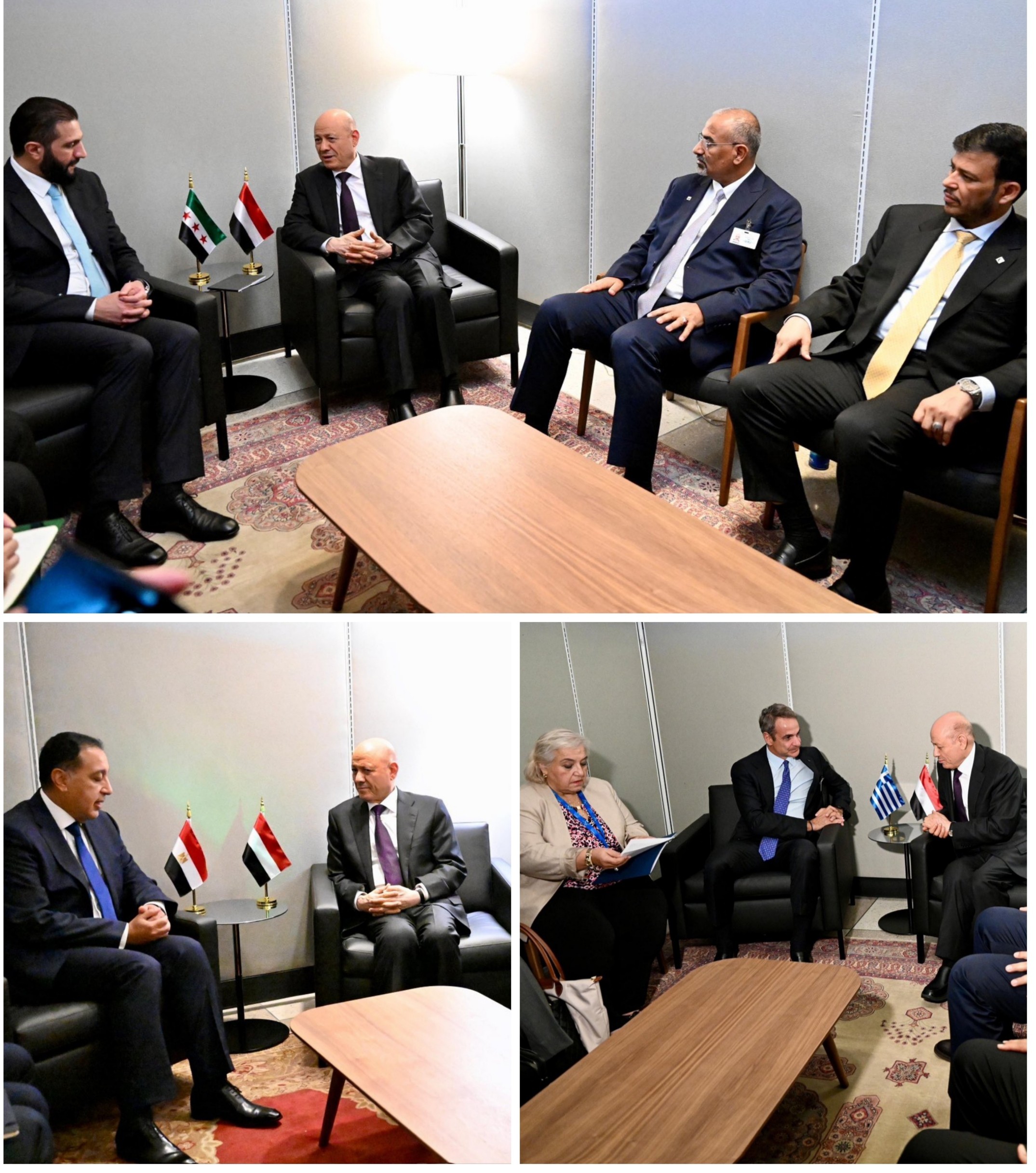 On UNGA Sidelines: Al-Alimi Holds Series of Meetings with World Leaders in New York