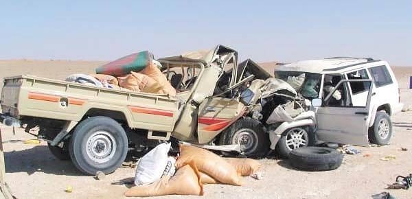 وفاة 29 شخصًا جراء حوادث مرورية خلال أسبوعين