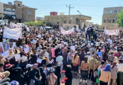 تعز: مسيرة جماهيرية حاشدة في التربة ضد الانفلات الأمني