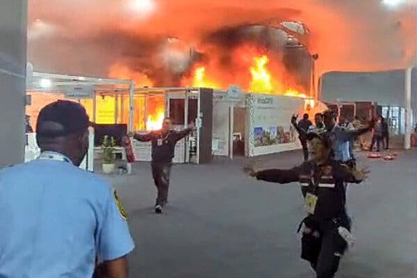 البرازيل: حريق في مقر مؤتمر الأمم المتحدة للمناخ وإجلاء كامل للمشاركين
