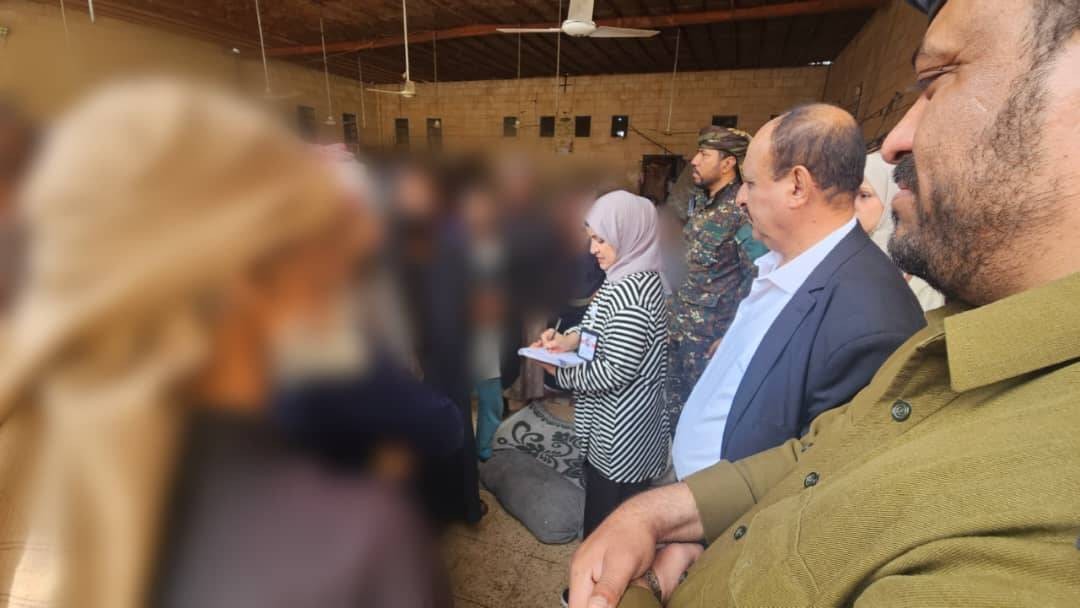 لجنة التحقيق تتفقد السجن المركزي بسيئون وتعاين مرافق المنطقة العسكرية الأولى