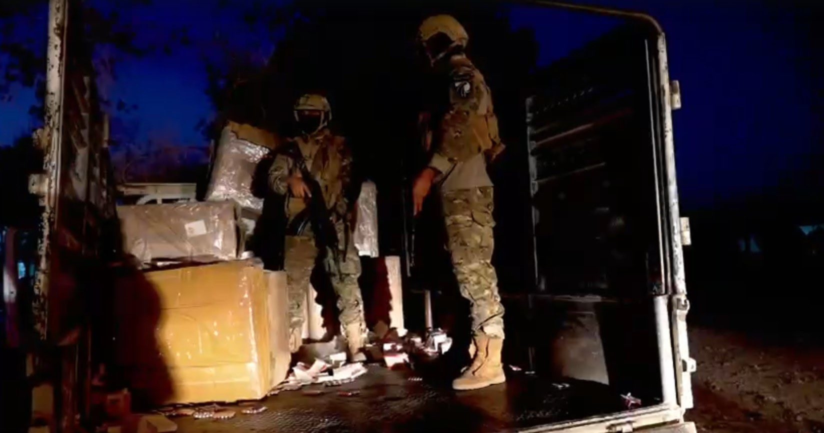 حضرموت: إحباط تهريب كبتاجون في الوديعة وضبط مصنع شبو في الوادي