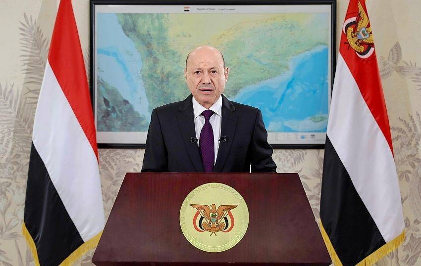 العليمي في خطاب عيد الفطر يدعو إلى ترسيخ التسامح ويؤكد أن بشائر الخلاص تقترب