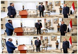 محافظو لحج وأبين والضالع يؤدون اليمين الدستورية أمام رئيس مجلس القيادة الرئاسي