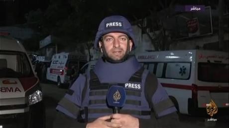 اغتيال مراسل قناة "الجزيرة مباشر" محمد وشاح غرب غزة