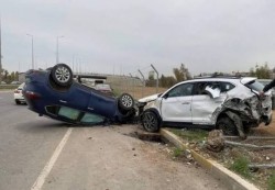 وفاة وإصابة 12 شخصًا في 6 حوادث خلال يوم واحد