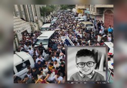 تعز تودّع «أيلول».. طفل ابتلعته السيول وأعادته الفاجعة