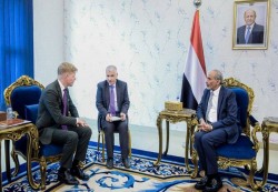 الصبيحي يؤكد لـ غروندبرغ دعم مجلس القيادة للسلام وفق المرجعيات الثلاث