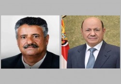 الرئيس العليمي يعزي في وفاة اللواء أبو حاتم ويشيد بمسيرته النضالية