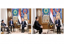 العليمي يدعو لشراكات دولية أوسع ويحذر من مخاطر الحوثيين على الملاحة
