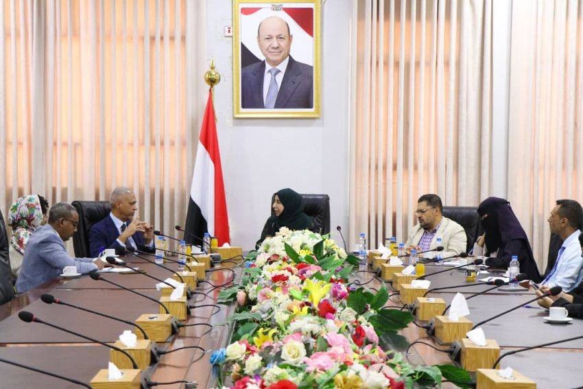 الزوبة تبحث مع الأمم المتحدة تعزيز التنسيق لدعم التنمية والتعافي في اليمن